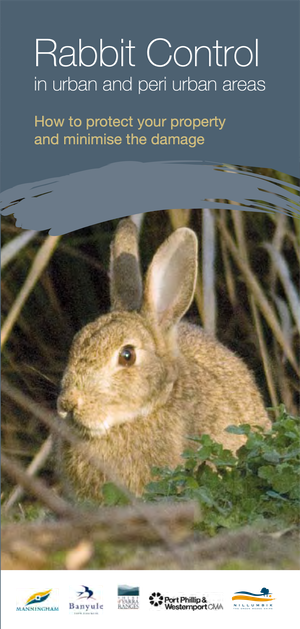 Rabbit control brochure - cover