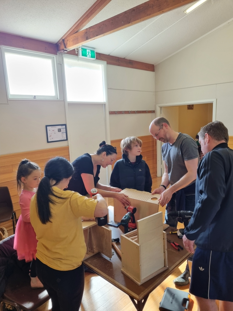 Nest Box Workshop in the Batesford Hall