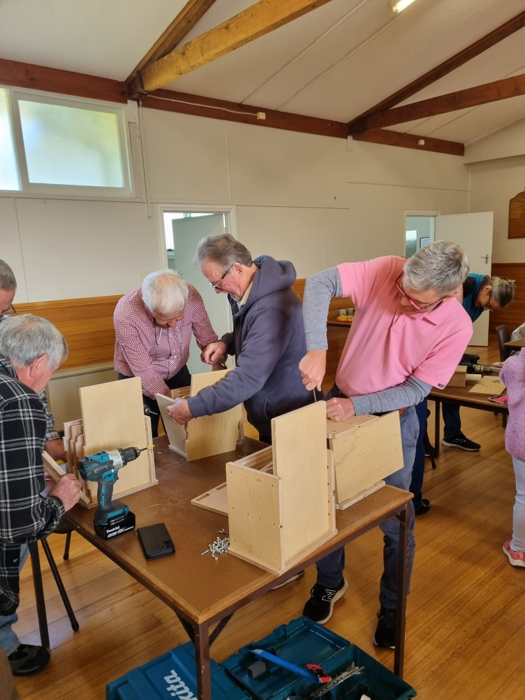 Nest Box Workshop in the Batesford Hall